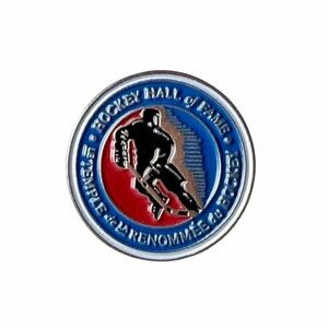 Hockey Hall of Fame HHOF Enamel Lapel Pin 2.2cm